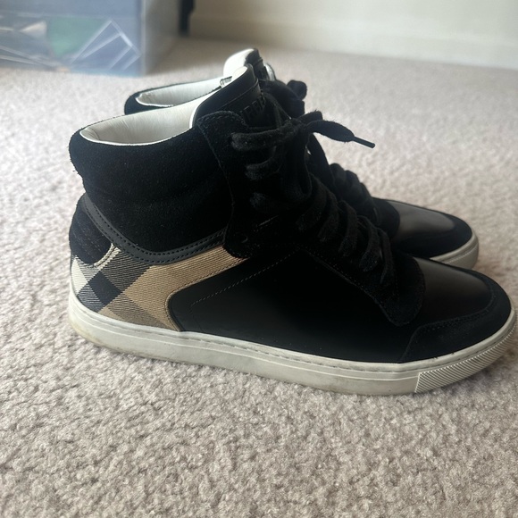 Men’s Burberry High Top Sneakers - Picture 1 of 6